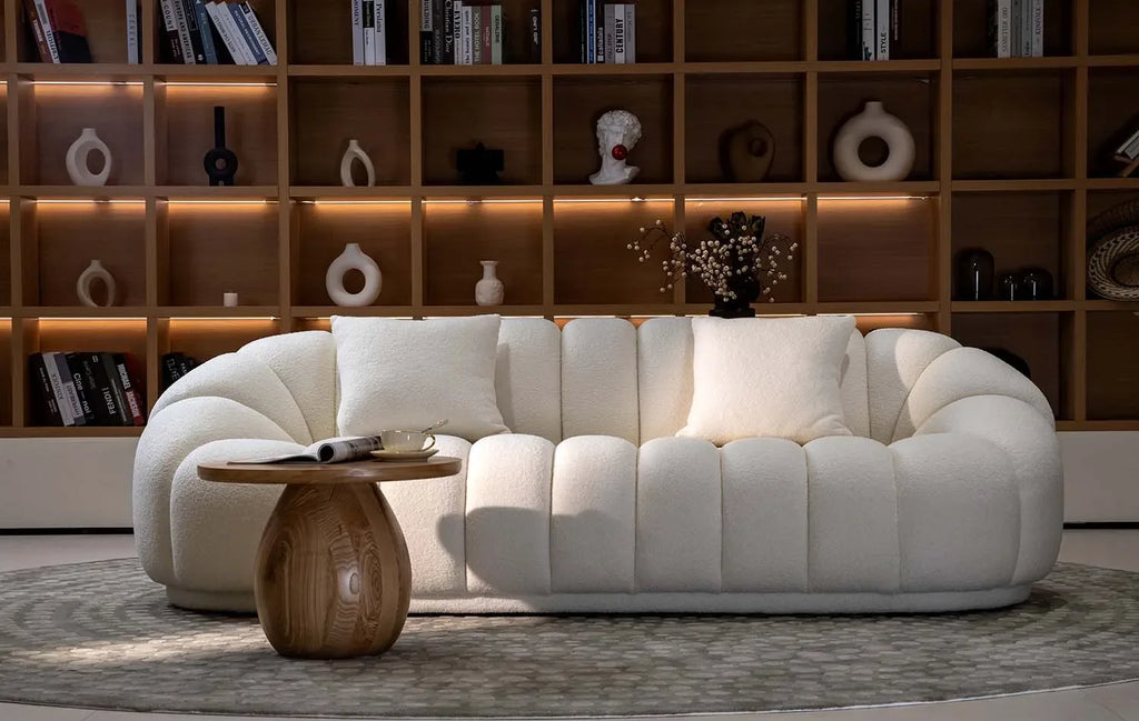 Aspen 3 Seater Sofa White