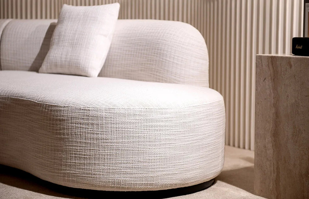 Verona 3 Seater Sofa Beige Cotton